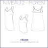 Pattern Deesse - Under dress & tank top - 34/48 (US/UK: 2/6, 16/20) - Intermediate