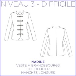 Pattern Nadine - Jacket - 34/48 (US/UK: 2/6, 16/20) - Advanced
