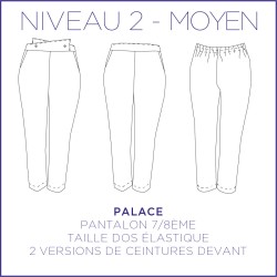 Pattern Palace - Cropped pants - 34/48 (US/UK: 2/6, 16/20) - Beginner