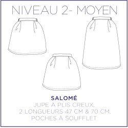 Pattern Salome - Skirt- 34/48 (US/UK: 2/6, 16/20) - Intermediate