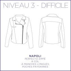 Pattern Napoli - Jacket - 34/48 (US/UK: 2/6, 16/20) - Advanced