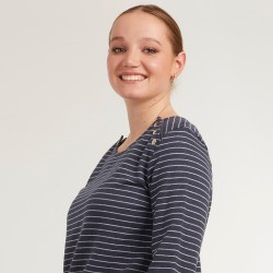 Ellie sweatshirt pattern will bring flair to your casual wardrobe.