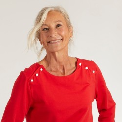Ellie sweatshirt pattern will bring flair to your casual wardrobe.