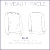 Pattern Ellie - Sweatshirt - S/3XL - Beginner