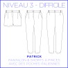 Pattern Patrick - Pants & Shorts- FR 34/56, US 2/24, UK 6/28 - Advanced