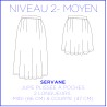 Pattern Servane - Skirt - 34/48 (US/UK: 2/6, 16/20) - Intermediate