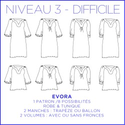 Pattern Evora - Dress &...