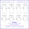 Patron Evora - Robe & Tunique - 34/48 - Difficile