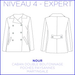 Patron Nour - Caban - 34/48...