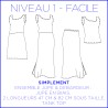 Pattern Simplement - Skirt & Top - 34/56, S/3XL, US 2/24, UK 6/28 - Beginner