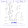 Pattern Nadege - Jacket - 34/48 (US/UK: 2/4, 16/18) - Expert