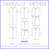 Pattern Anais - Tunic & Dress - 34/56 (US 2/24, UK 6/28) - Intermediate