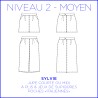Pattern Sylvie - Skirt - 34/56 (US/UK: 2/6, 24/28) - Intermediate