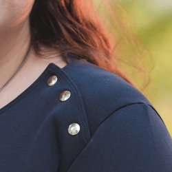 Ellie sweatshirt pattern will bring flair to your casual wardrobe.