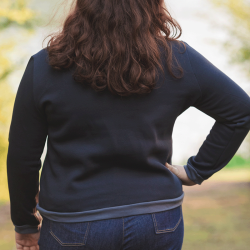 Ellie sweatshirt pattern will bring flair to your casual wardrobe.